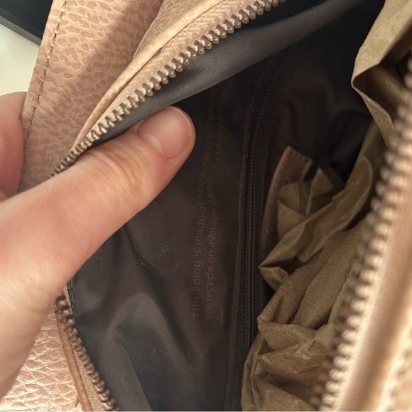 Matt & Nat Doctor Style Magnetic Closure Pink Champagne Beige Hand/Shoulder Bag - Picture 14 of 15